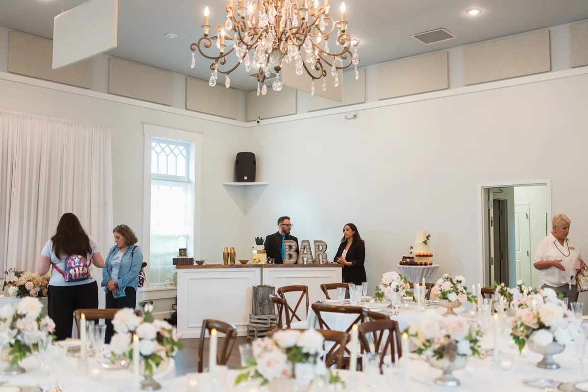 Full bar setup, Heller Hall, Winter Garden FL
